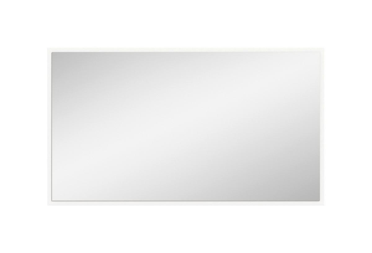 Spiegel Projekt X Weiß B: 92 cm - Weiß, Design, Holzwerkstoff (92/52/2cm) - Livetastic