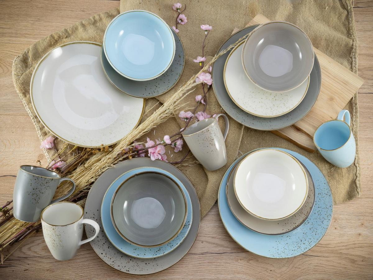 Kombiservice für 4 Personen Nature Skandinavia - Multicolor, Trend, Keramik - Creatable