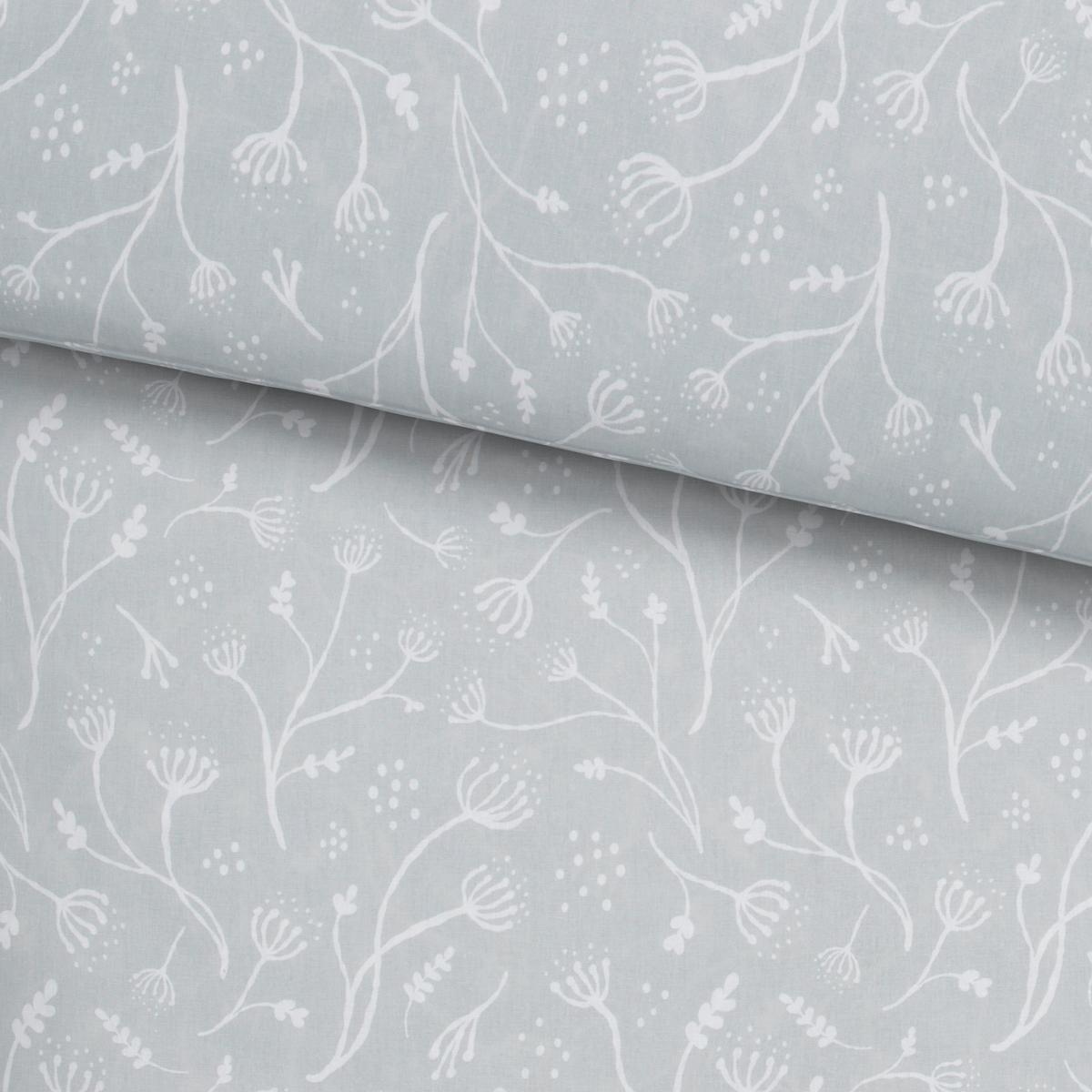 Posteľná bielizeň Frida, 70/90 140/200cm - svetlosivá, Konventionell, textil (140/200cm) - Modern Living
