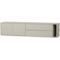 LOWBOARD Settle Down Grau B: 200cm - Grau, Design, Holz (200/45/44cm) - Livetastic