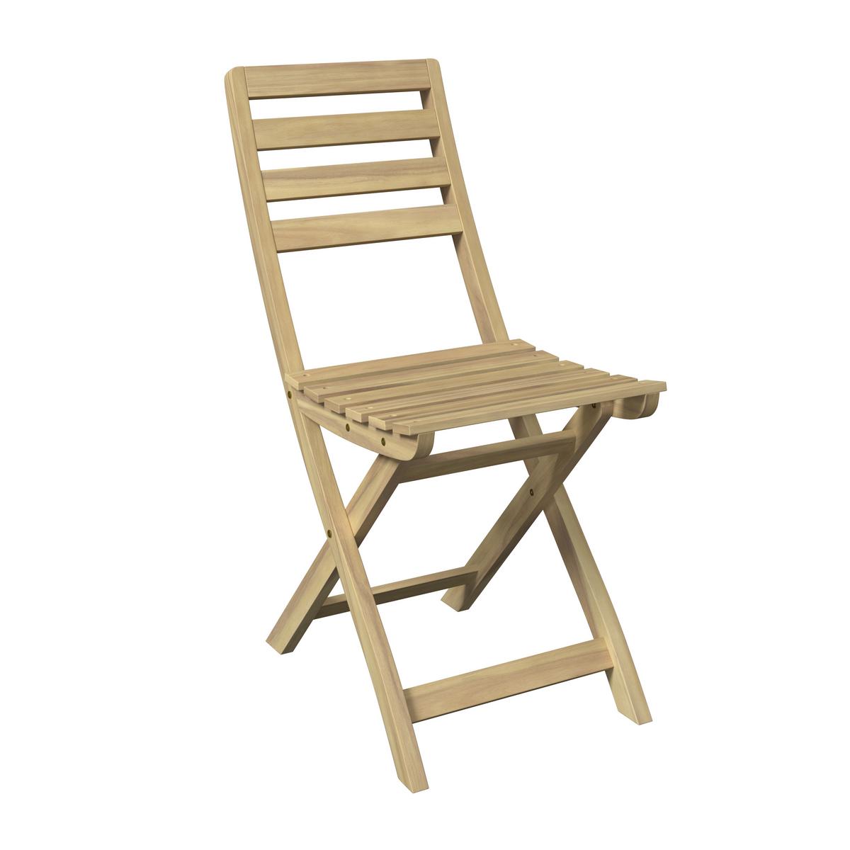 Balkonset Kopenhagen - Akaziefarben, MODERN, Holz - Beldano