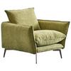 Sessel Skye Olivgrün B: 96 Cm - Schwarz/Olivgrün, Design, Textil (96/84/100cm) - Livetastic