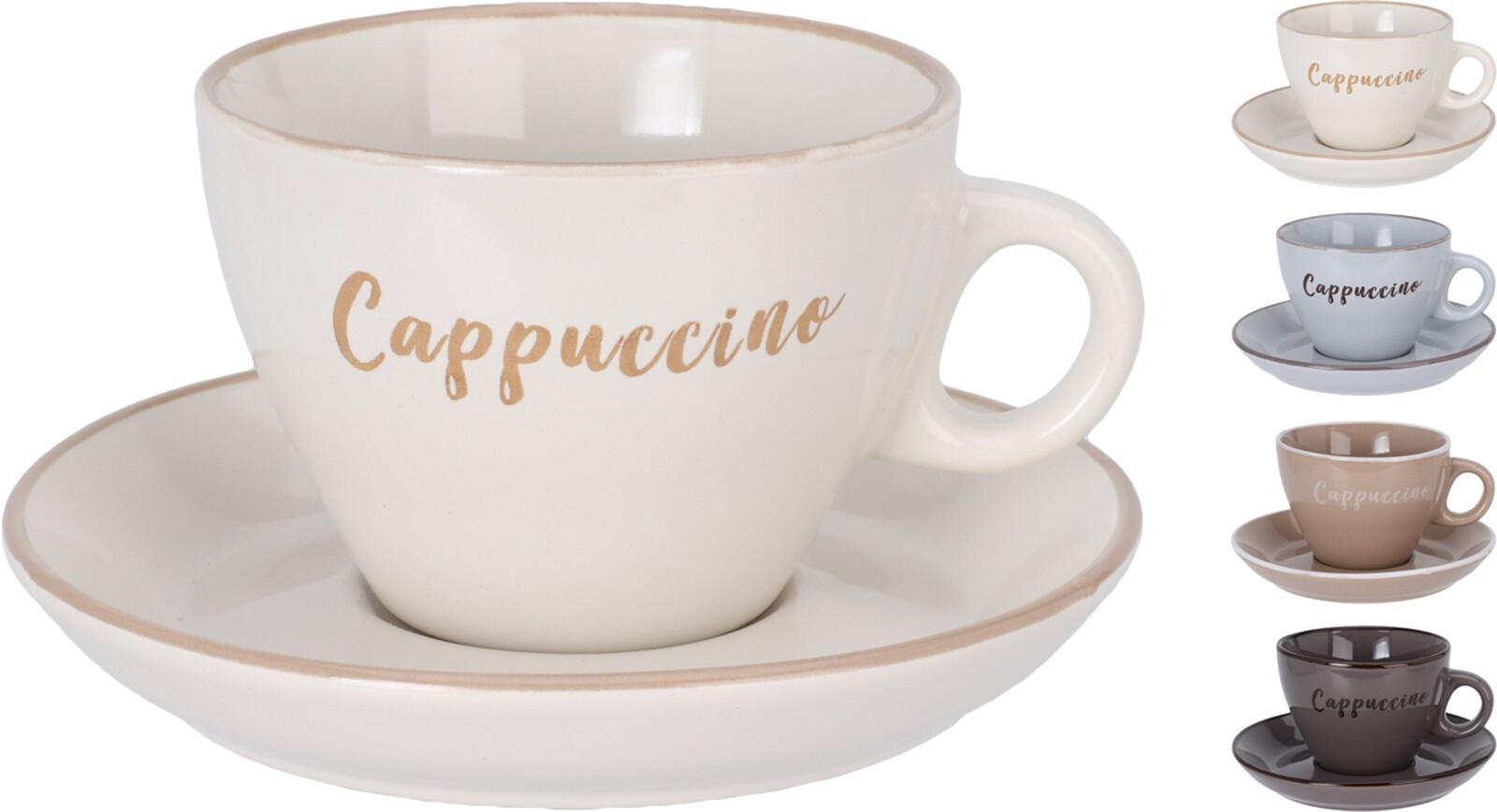 Kapucsínós Csésze És Csészeal Capuccino Csészes És Alj - Basics