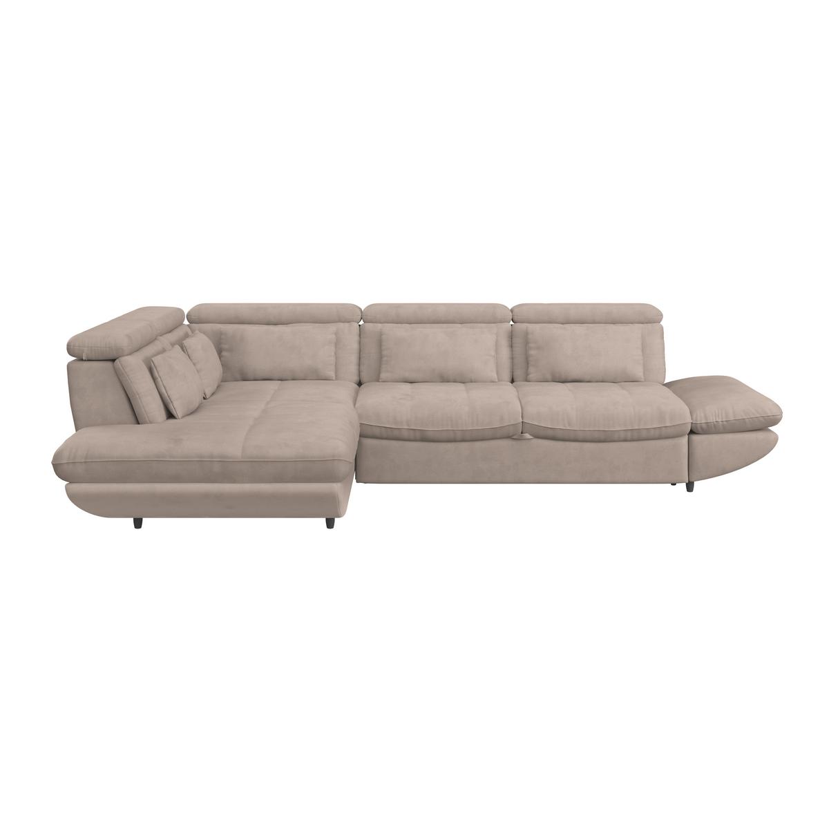 SEDACÍ SOUPRAVA PARK - černá/béžová, Moderní, textil/plast (311/233cm) - Luca Bessoni