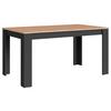 Esstisch Nori - Anthrazit/Eiche Artisan, MODERN, Holzwerkstoff (160/90/75cm) - MID.YOU