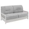 Schlafsofa Camino Weiß/Grau B: 154 cm - Weiß/Grau, LIFESTYLE, Holz/Textil (154/88/90cm) - Livetastic