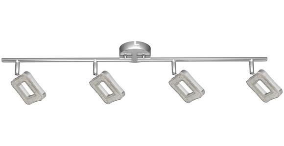 LED-Strahler Amelie 4-Flammig verstellbar L: 63 cm - Chromfarben, MODERN, Kunststoff/Metall (15,5/63cm) - Luca Bessoni