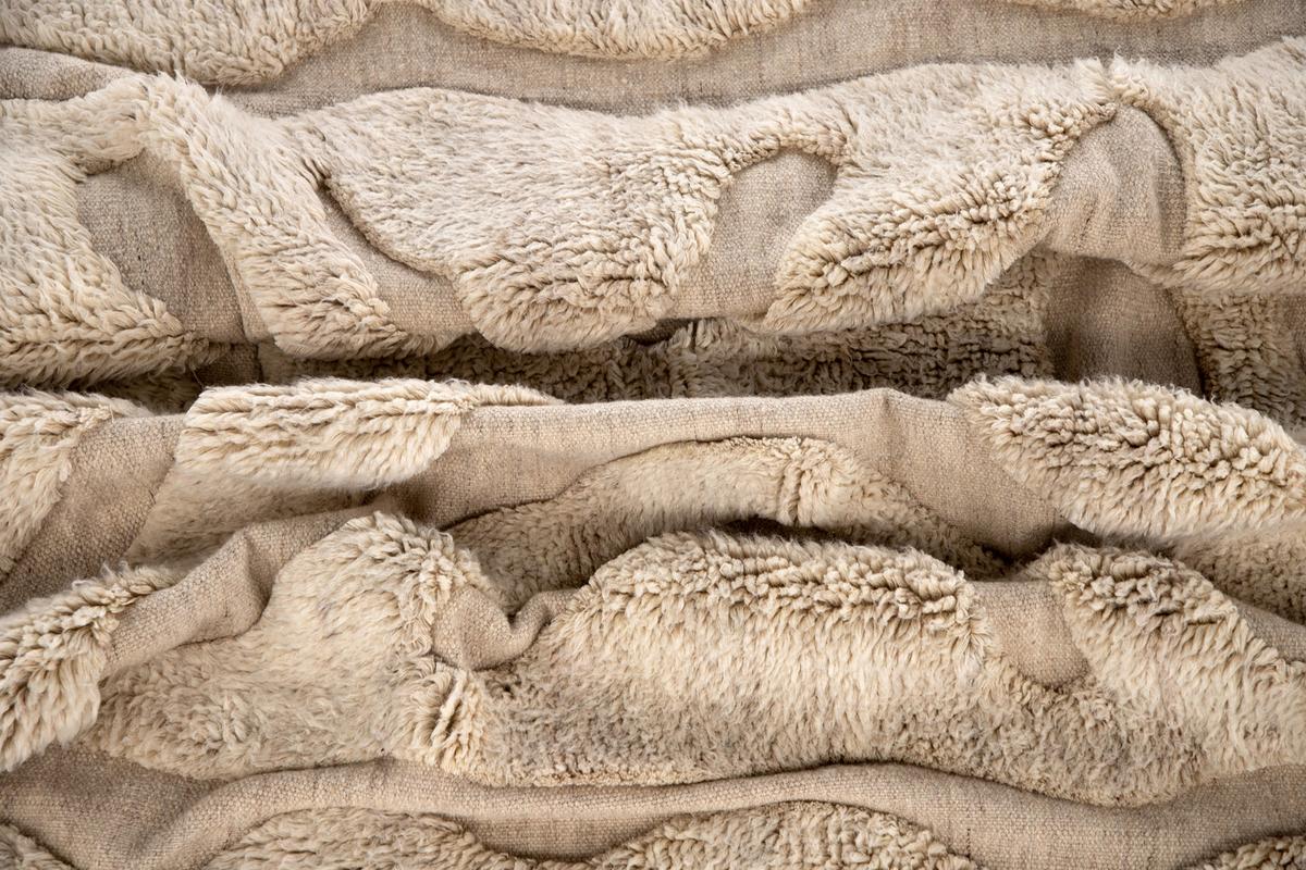 Hochflorteppich Trondheim - Beige/Weiß, LIFESTYLE, Textil (400/400cm) - P & B