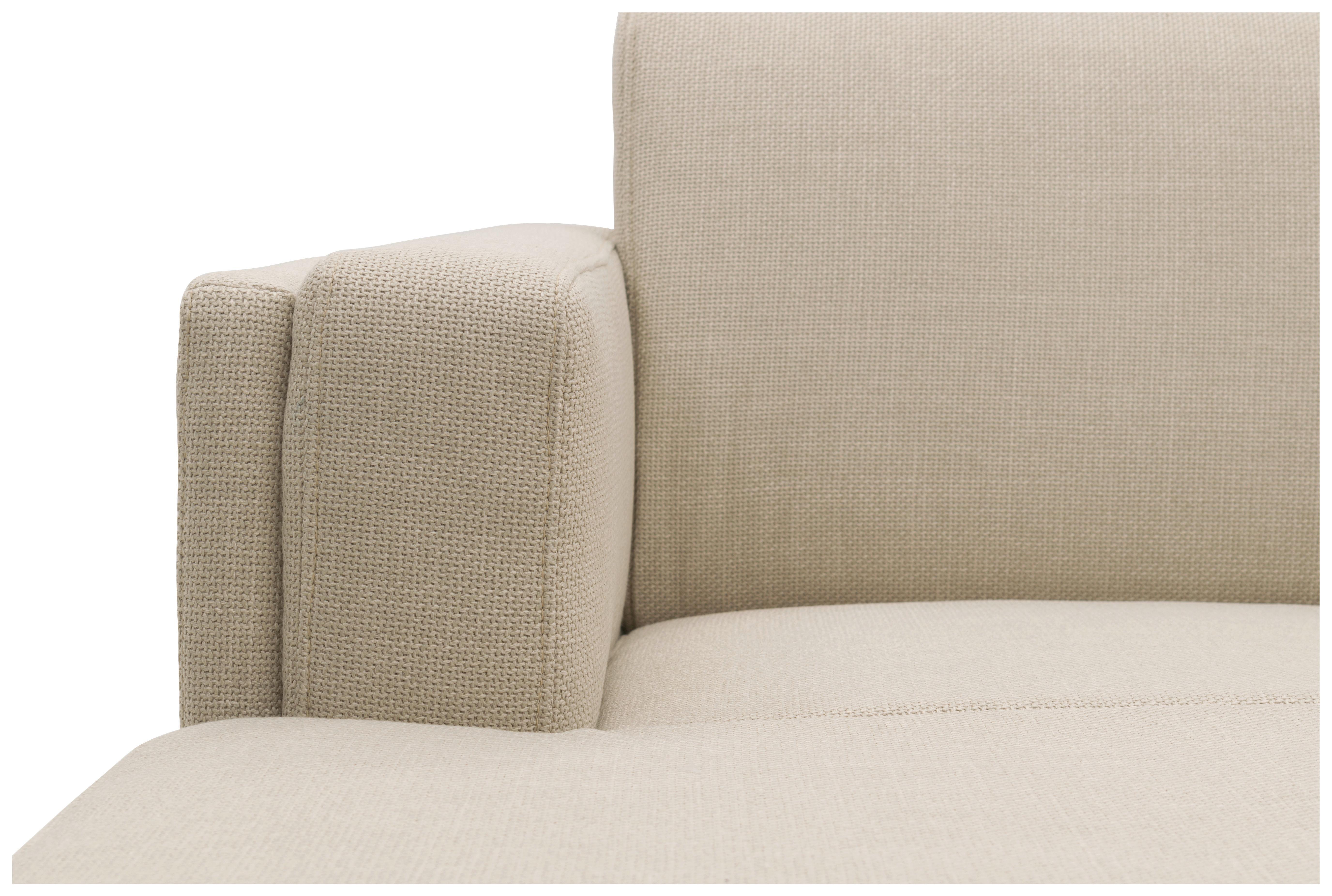 Ecksofa Looks Vii - Beige/Schwarz, Design, Textil (214/146cm) - LOOKS by W.Joop