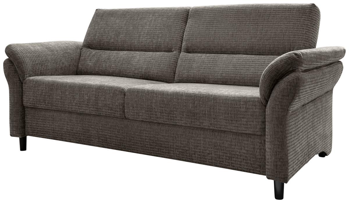 3-Sitzer-Sofa Cavoli, Graubraun B: 192 cm - Graubraun/Schwarz, MODERN, Textil (192/90/89cm) - Livetastic
