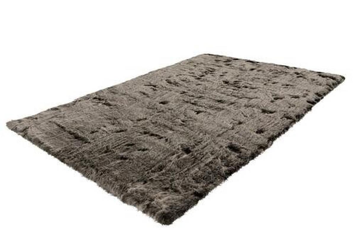 Hochflor Teppich Olivgrün/ Braun Tender 120x170 cm - Braun/Olivgrün, Design, Textil (120/170cm) - Kayoom