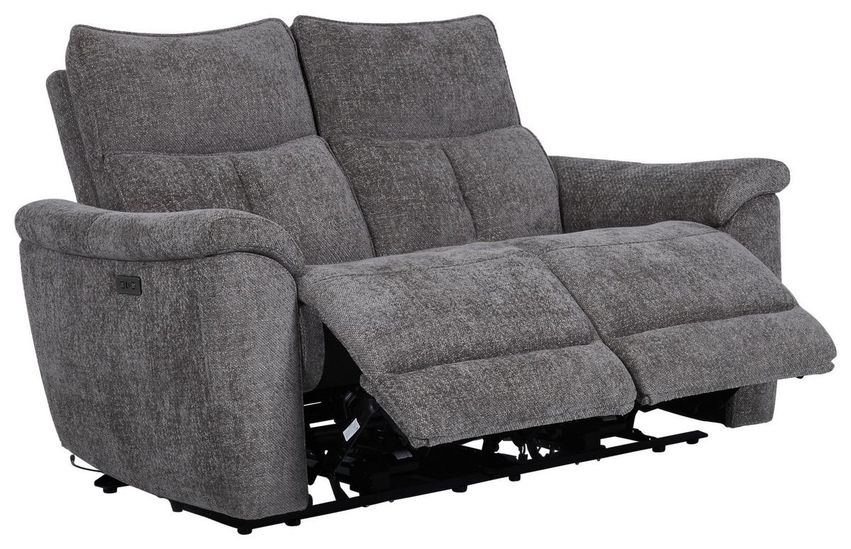 2-Sitzer-Sofa Tokio - Grau, MODERN, Holz/Textil (160/96,5/102cm)