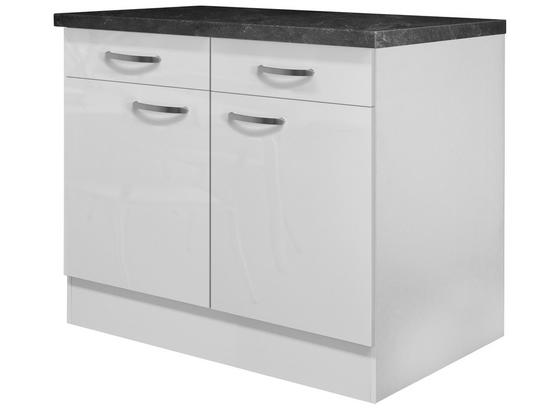 Kuchyňská Spodní Skříňka Alba Us 100 - bílá, Moderní, kompozitní dřevo (100/86/57cm) Kuchyňská Spodní Skříňka Alba Us 100 - bílá, Moderní, kompozitní dřevo (100/86/57cm)
