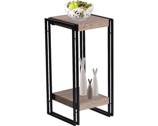 Stojan Na Kvetiny Scott 4 - farby dubu/čierna, Moderný, kov/kompozitné drevo (30/55/30cm) - Ombra Stojan Na Kvetiny Scott 4 - farby dubu/čierna, Moderný, kov/kompozitné drevo (30/55/30cm) - Ombra