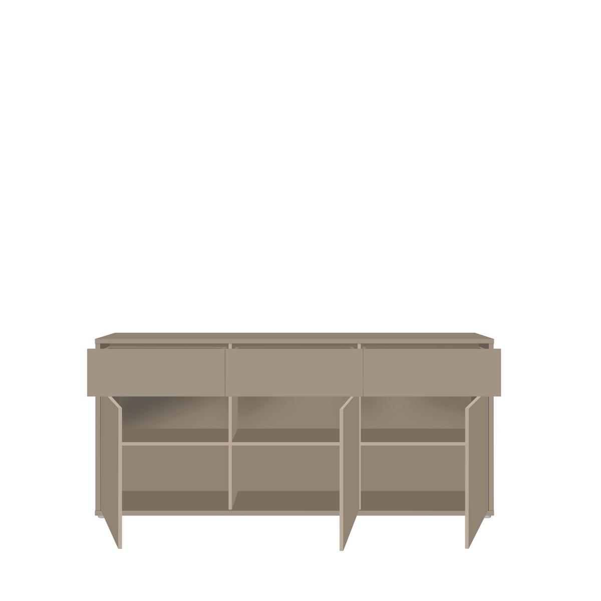 KOMODA ALICE SPRINGS - taupe, Modern, kompozitné drevo (184,2/83,1/41,5cm)