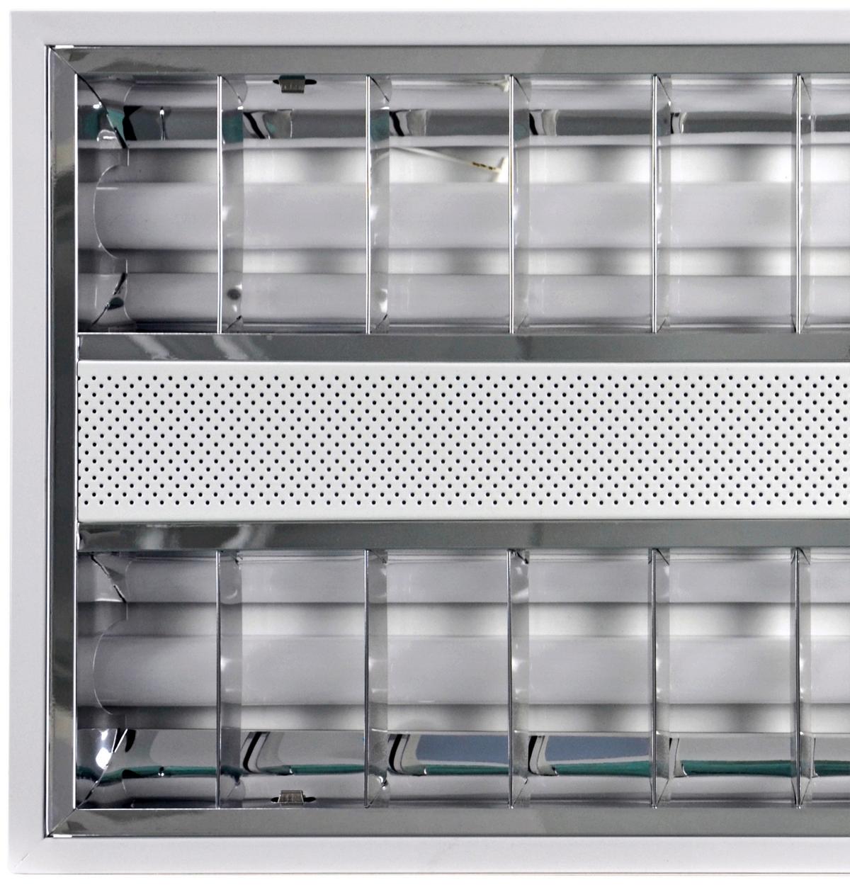 LED-Deckenleuchte L: 124,5 cm, mit Farbtemperaturwechsler - Weiß, Basics, Metall (124,5/31,2/4cm)