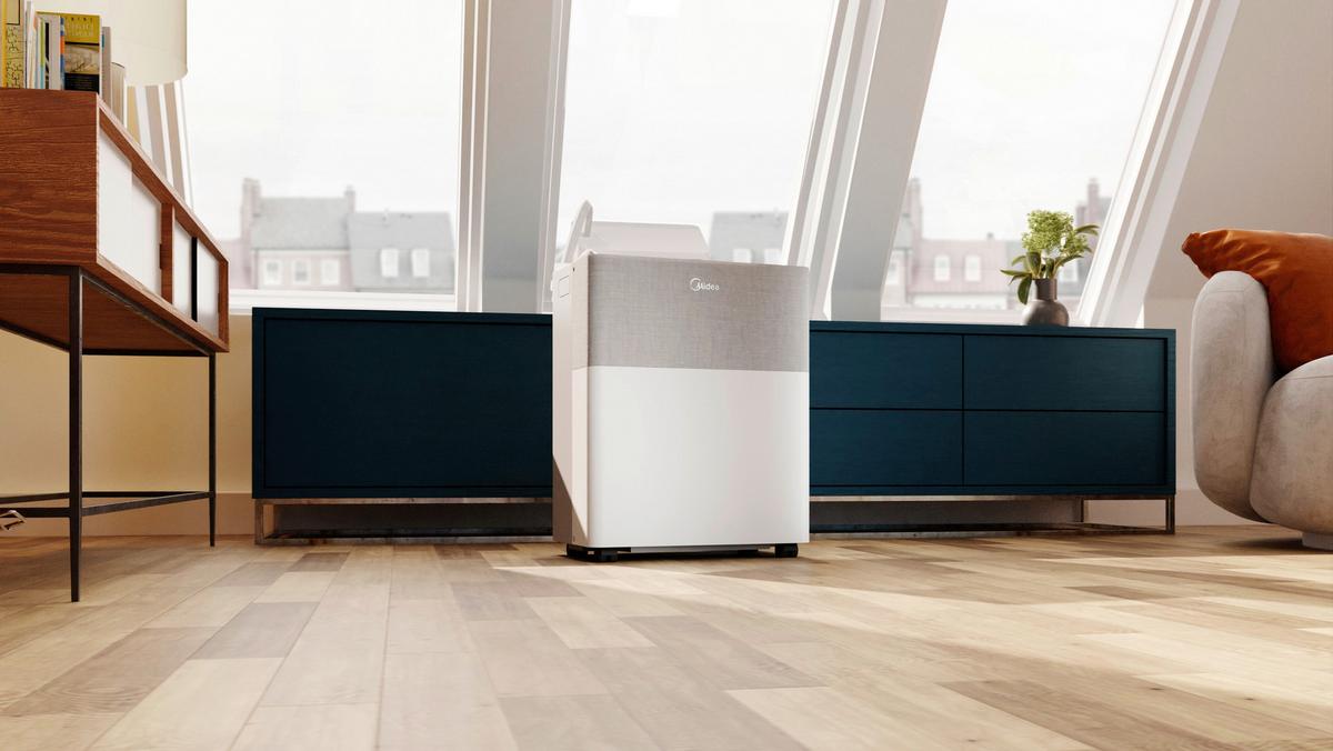 KLIMAANLAGE PORTASPLIT COOL - Hellgrau/Weiß, Basics, Kunststoff/Metall (51,8 cm/64,6 cm/34 cmcm) - Midea