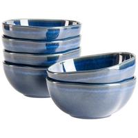 Schüssel Cordelia Blau, 6-teilig - Blau, Trend, Keramik (16/6,5cm) - Mäser