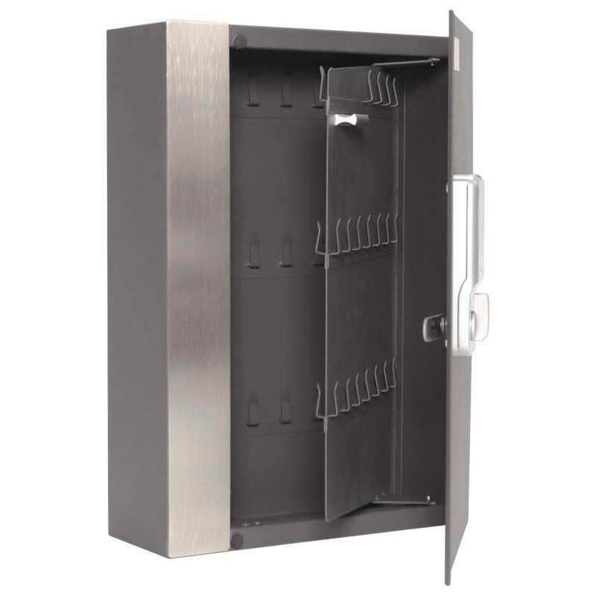 Schlüsselkasten Keyhome68 - Anthrazit, KONVENTIONELL, Metall (26.5/38.5/9.5cm) - ROTTNER