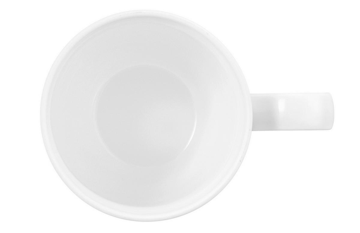 Kaffeebecher Terra Weiss - Weiß Hochglanz, Basics, Keramik (0,40l) - Seltmann Weiden