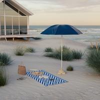 SONNENSCHIRM LAURA - Dunkelblau, MODERN, Textil (160cm) - Ondega