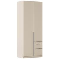 Drehtürenschrank Alabama Champagner B: 91 cm - Champagner, MODERN, Holzwerkstoff (91/229/54cm) - Rauch Möbel