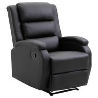 Fernsehsessel Bengt - Schwarz, Basics, Textil/Metall (74/103/92cm) - Livetastic