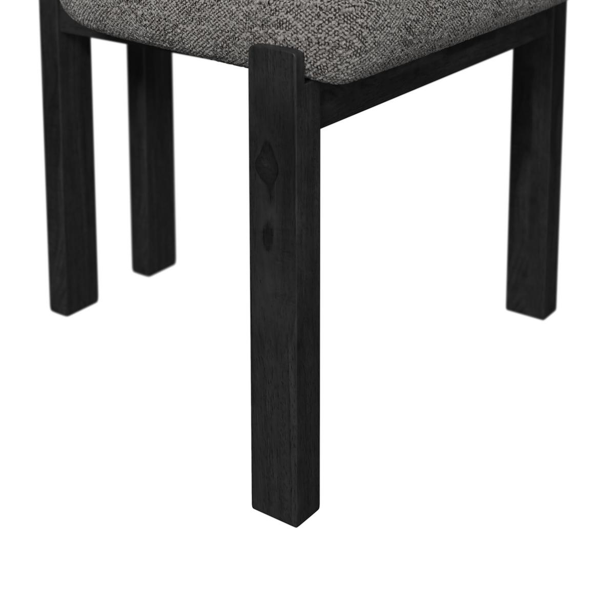 STOLIČKA JONNA - prírodná farba/svetlosivá, Modern, drevo/textil (51/82/53cm) - Bessagi Home