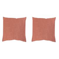 Kissenhüllen-Set Elmer - Altrosa, Basics, Textil (40/40cm)