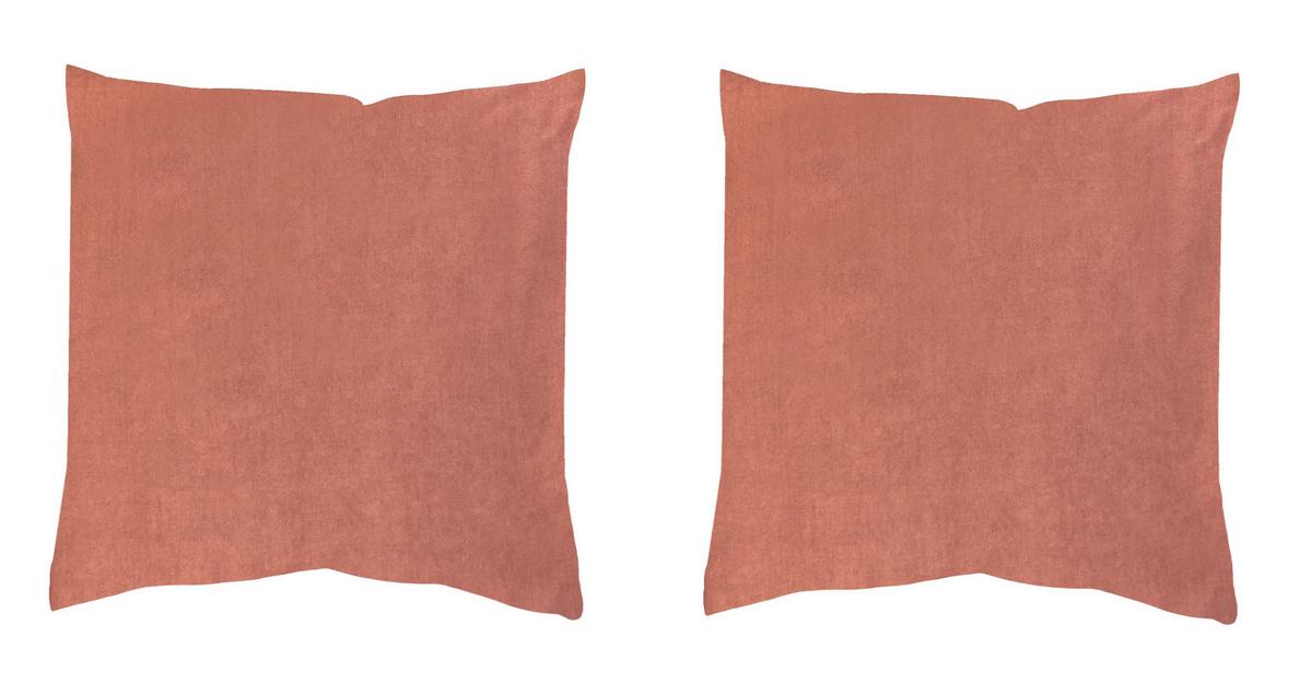 Kissenhüllen-Set Elmer - Altrosa, Basics, Textil (40/40cm)