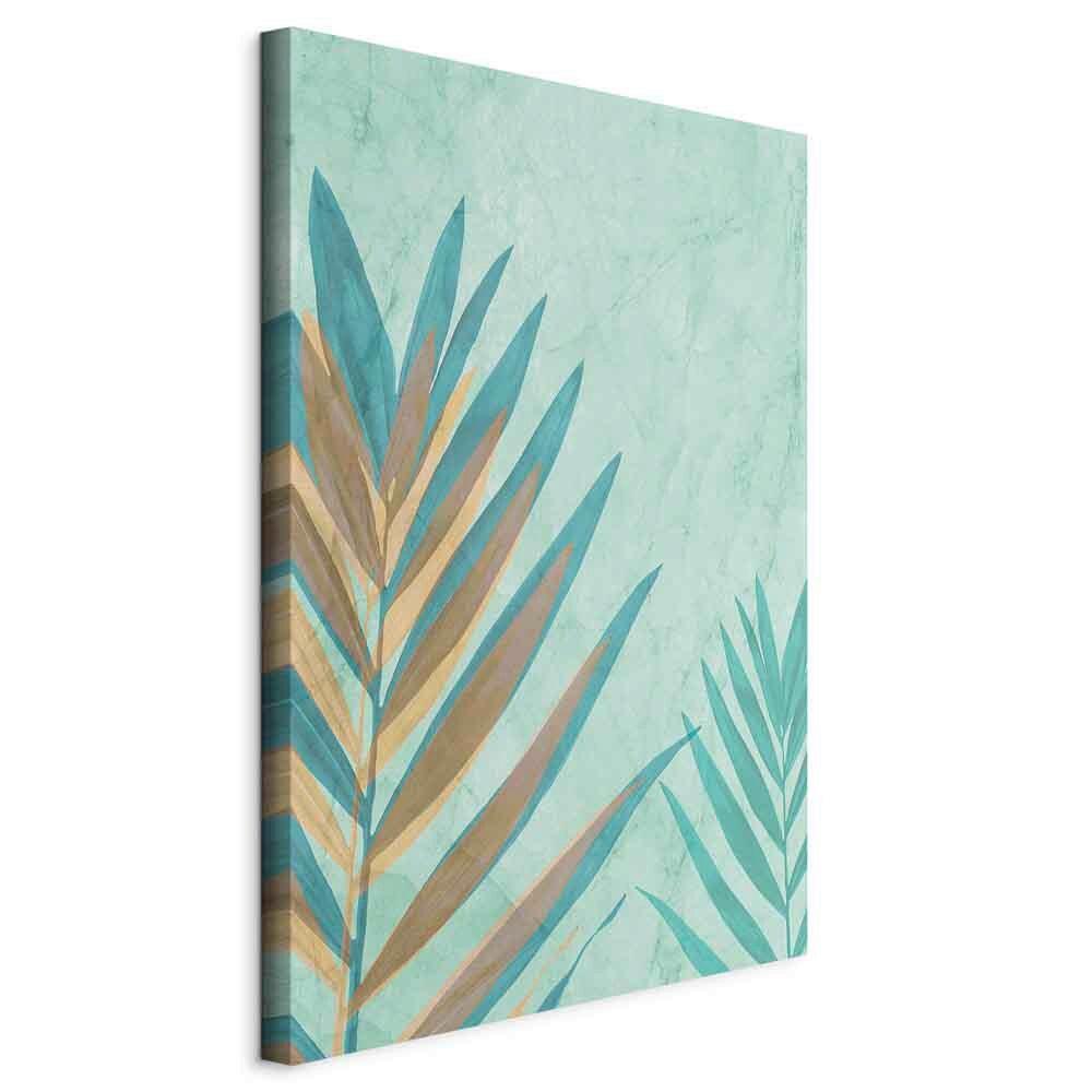 Leinwandbild Exotic Sandfarben Salbeigrün B: 40 Cm