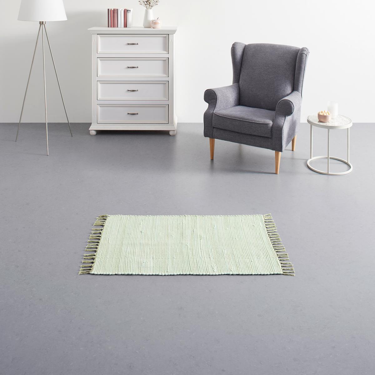 TKANÝ HANDRIČKOVÝ KOBEREC Julia, 60/90cm, svetlozelená - svetlozelená, Romantik / Landhaus, textil (60/90cm) - Modern Living