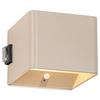 NÁSTĚNNÉ LED SVÍTIDLO HERO2 - pískové barvy, Moderní, kov/plast (10,28/10,1/8,05cm) - Modern Living