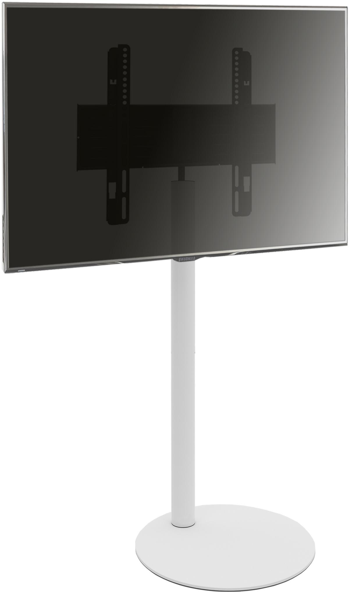 Tv-rack Schwenkbar Cirla Max. 40 Kg - Weiß, Basics, Metall (45/100/45cm) - MID.YOU