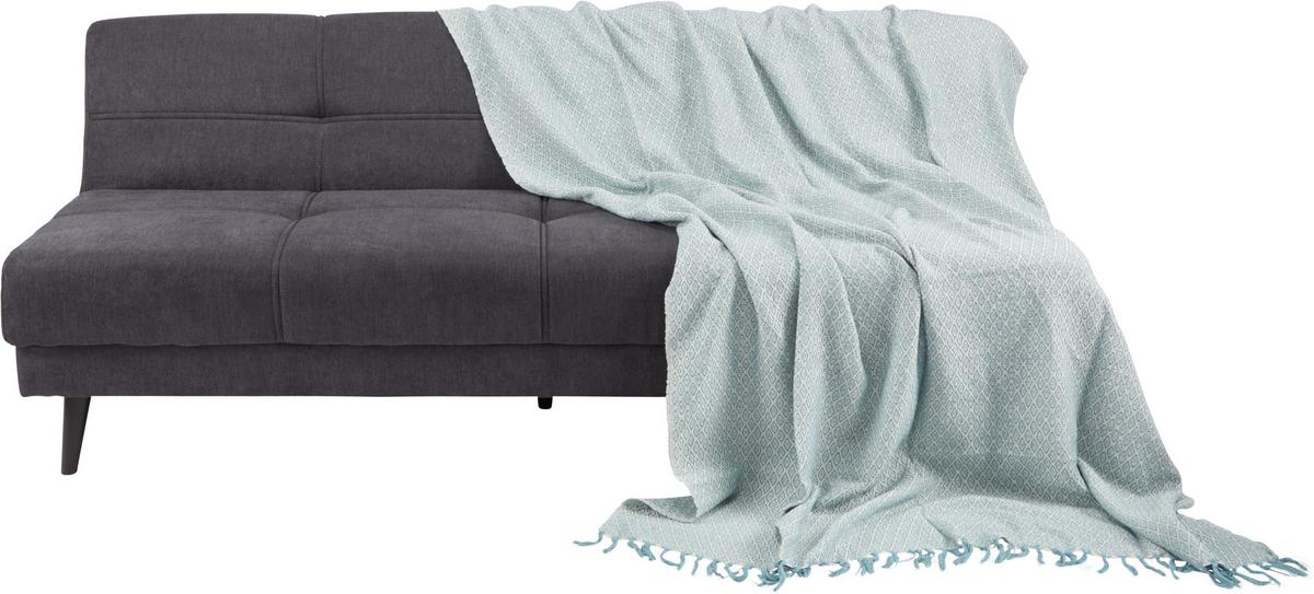Tagesdecke Ines 140x210 Cm Mint, Baumwelle - Mintgrün, ROMANTIK / LANDHAUS, Textil (140/210cm) - James Wood