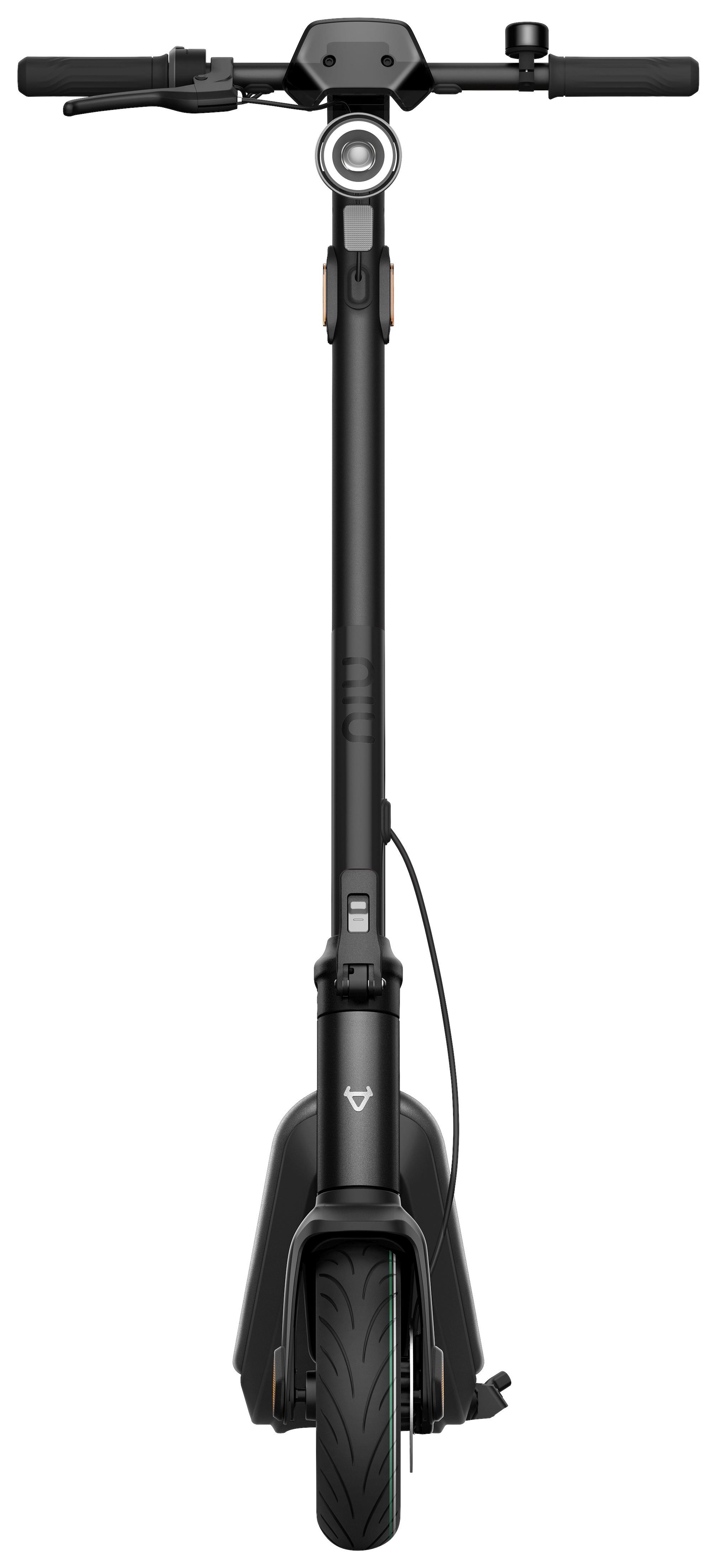 E-scooter Klappbar Niu Kqi3 Sport + Digitaler Tachoanzeige - Schwarz, KONVENTIONELL, Metall (117,3/17/120,2cm) - NIU