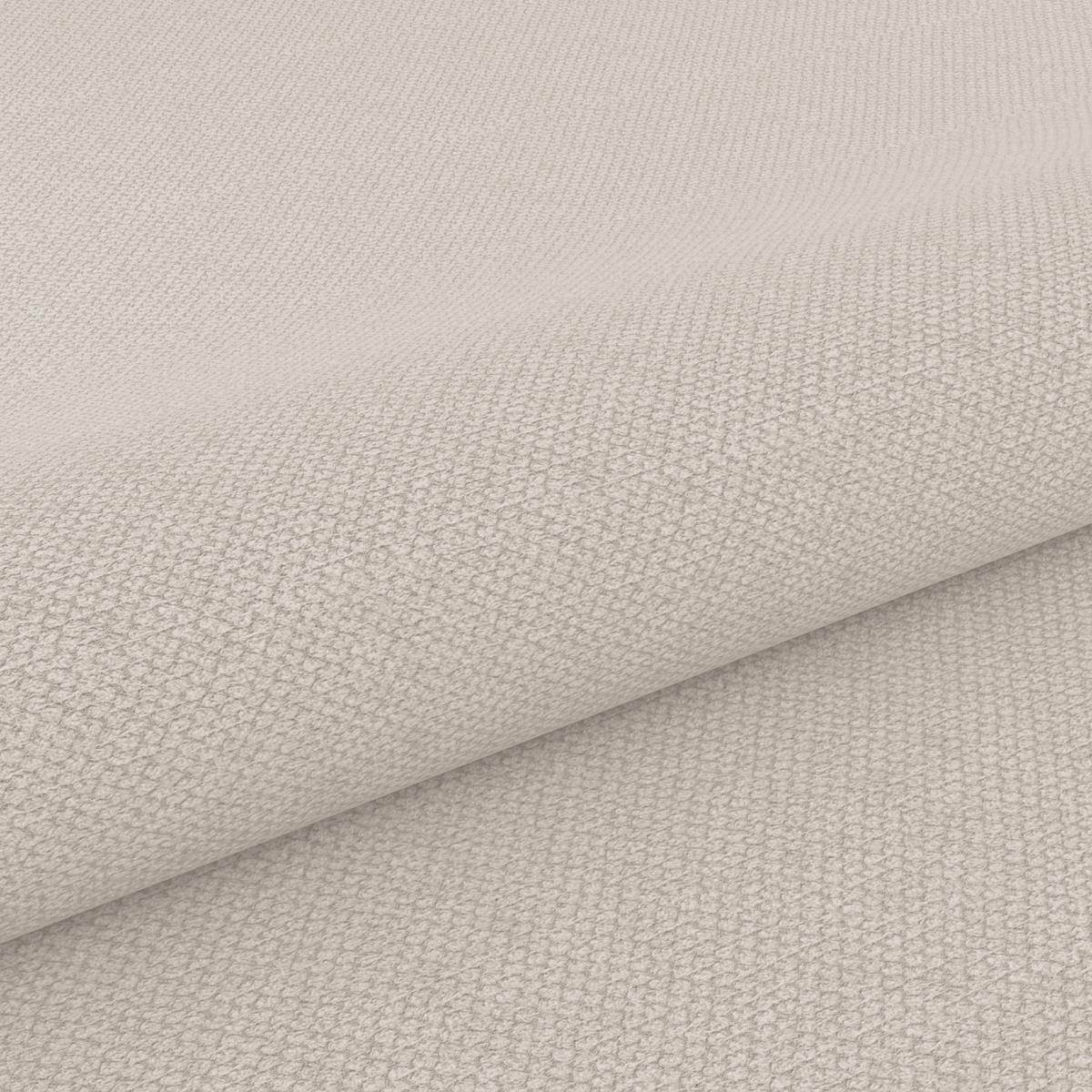 Rohová sedačka BERGAMO, ľavá, krémová - čierna/krémová, Modern, kov/textil (162/238cm) - Ondega