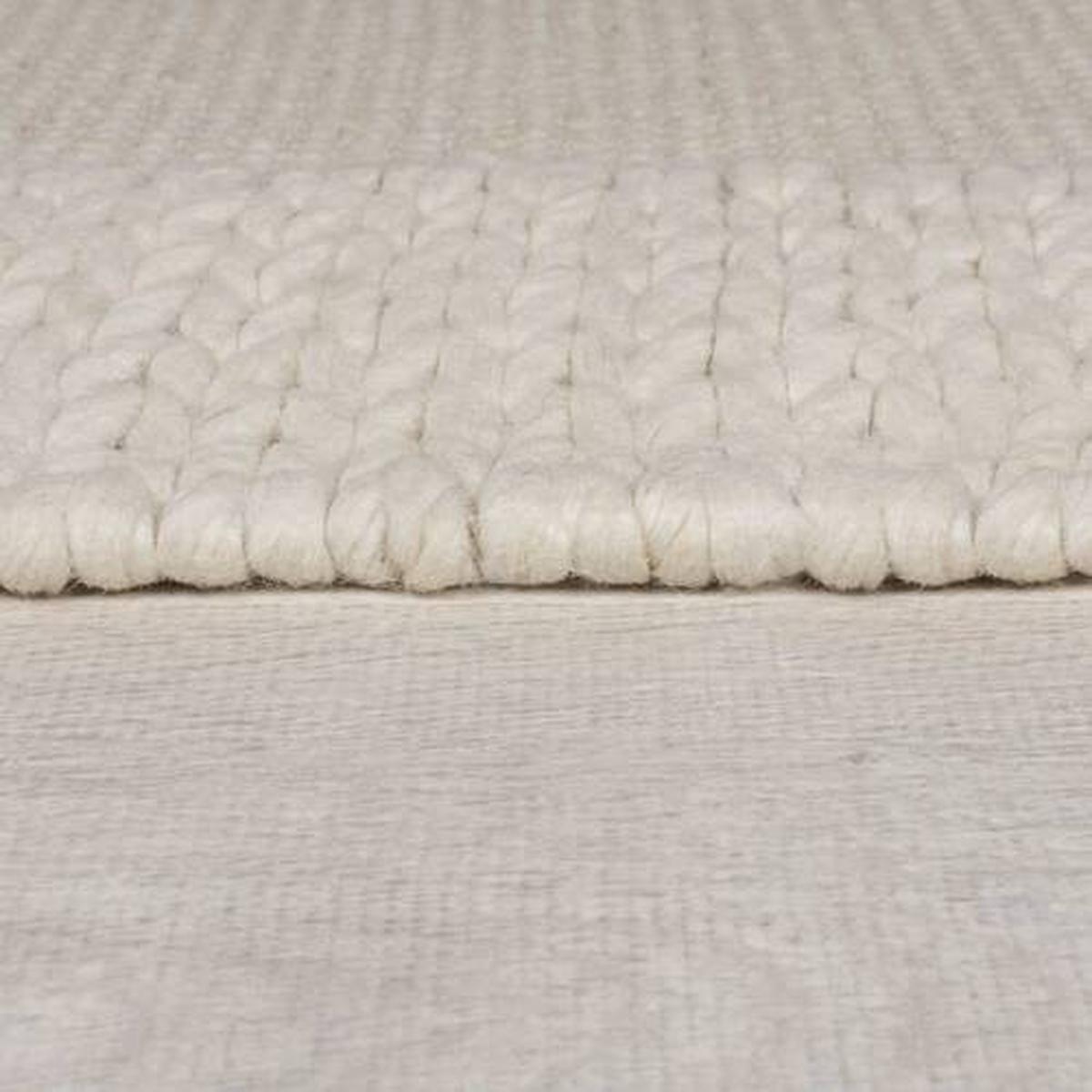 Wollteppich 503119373475 - Creme, Basics, Textil (120/170cm)