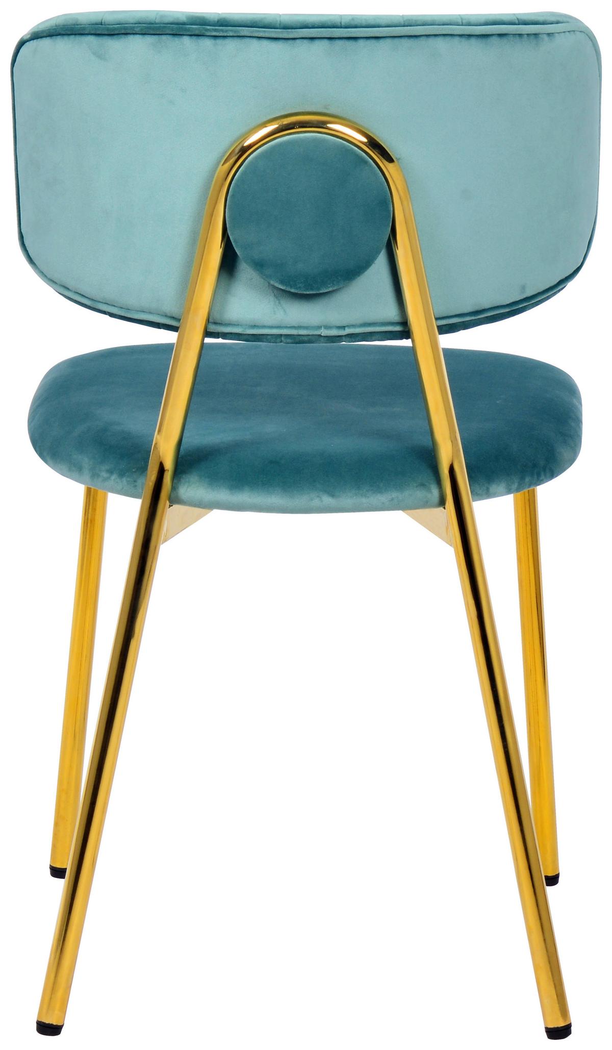 SADA STOLIČIEK GISELLE 125 - zlatá/zelená, Design, kov/plast (47/80/51cm) - Kayoom