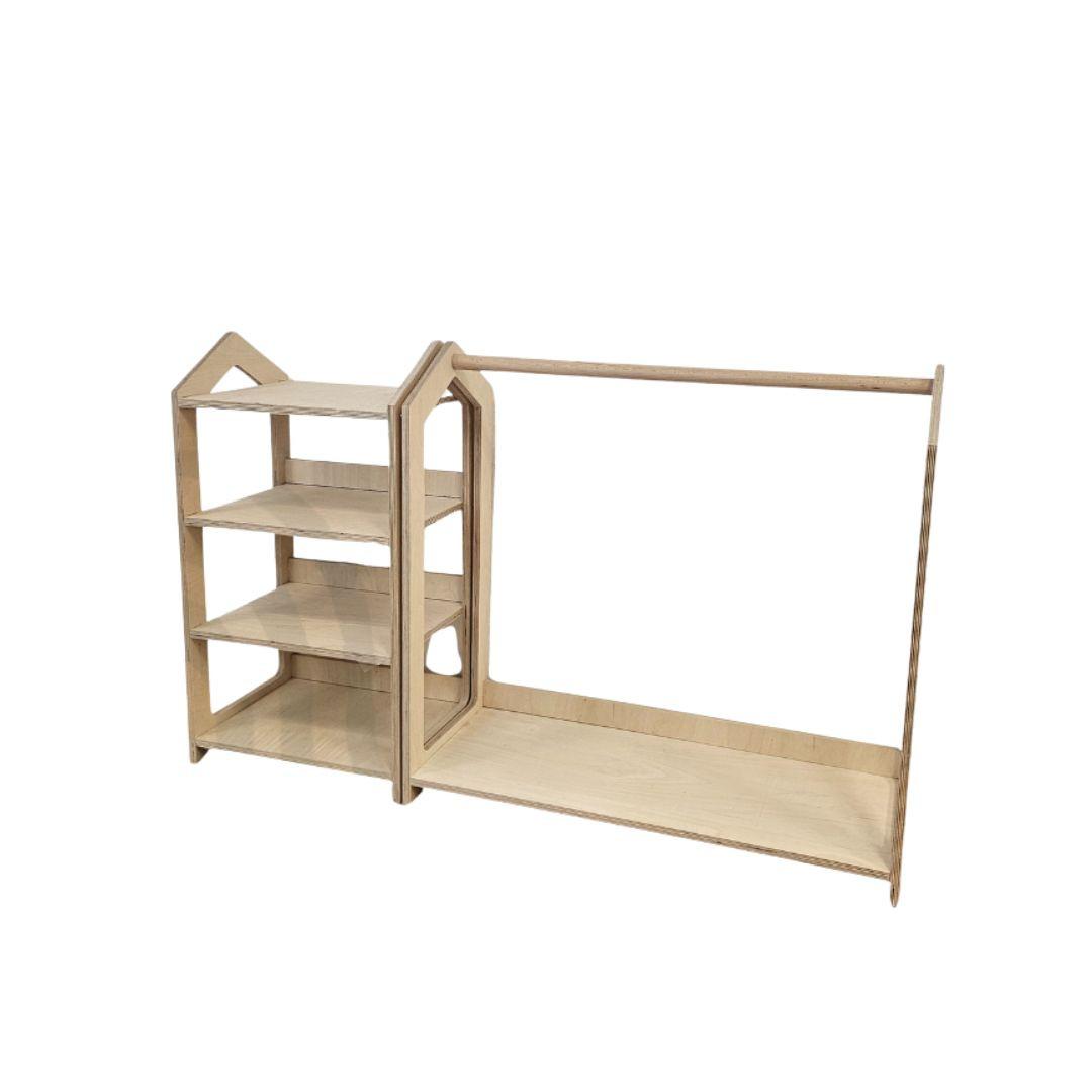 Montessori Garderobe für Kleinkinder