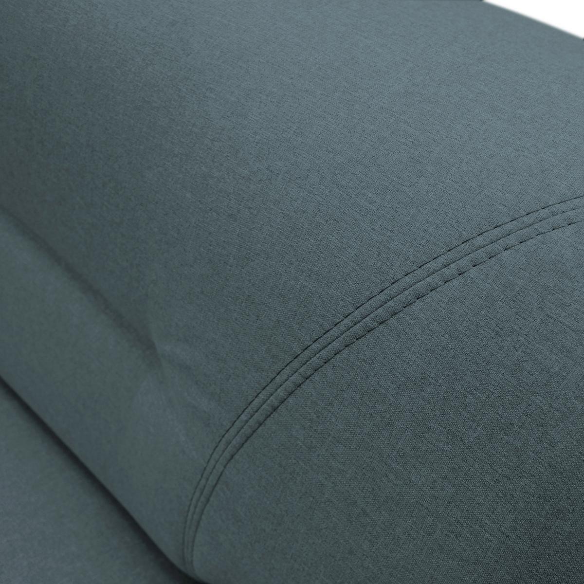 Veratti New Blau Inkl. Schlaffunktion Ottomane Rechts - Blau/Silberfarben, Design, Textil (281/167cm) - MID.YOU