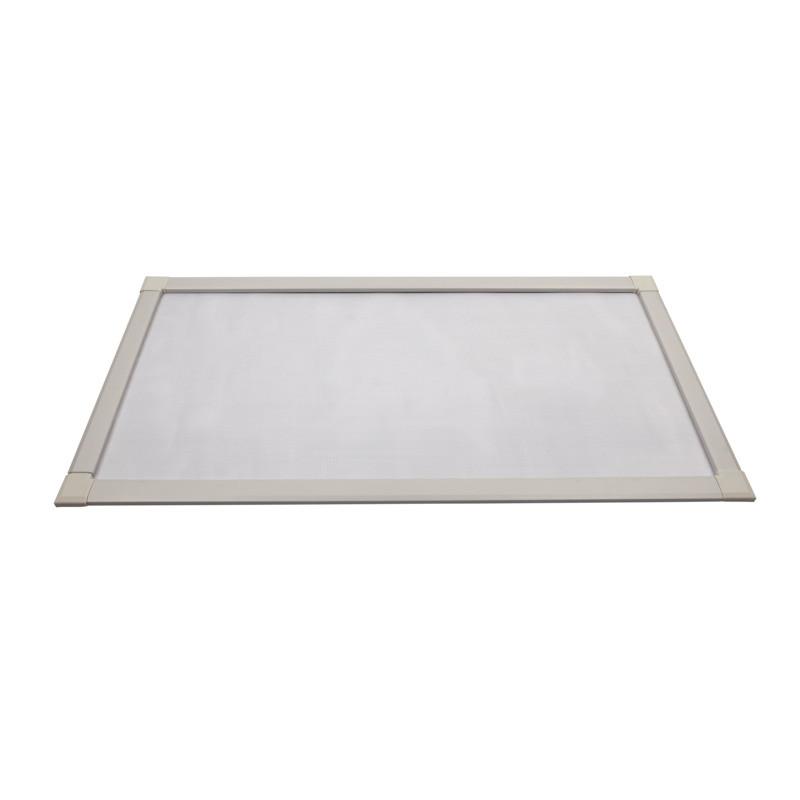 Lichtschachtabdeckung Grau/ Weiss - Weiß/Grau, Basics, Metall (40-60/80-140cm)