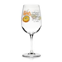 Spritzerglas Sofia Ca. 500 Ml - Transparent/Orange, ROMANTIK / LANDHAUS, Glas (8,5/21,4cm) - James Wood