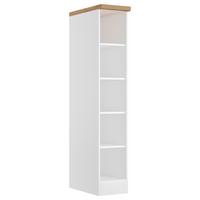 Regal Monza B: 30 cm Weiß/Eiche Dekor - Eiche Wotan/Weiß, LIFESTYLE, Holzwerkstoff (30/166/60cm) - Held