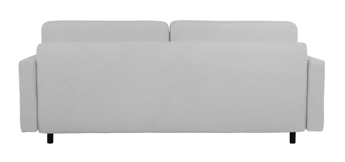 Schlafsofa Noret, Hellgrau B: 222 Cm - Buchefarben/Hellgrau, Design, Textil (222/93/99cm) - MID.YOU