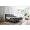Polsterbett Infinity Liberty Grau 180x200cm - Schwarz/Grau, MODERN, Textil (180/200cm) - Livetastic