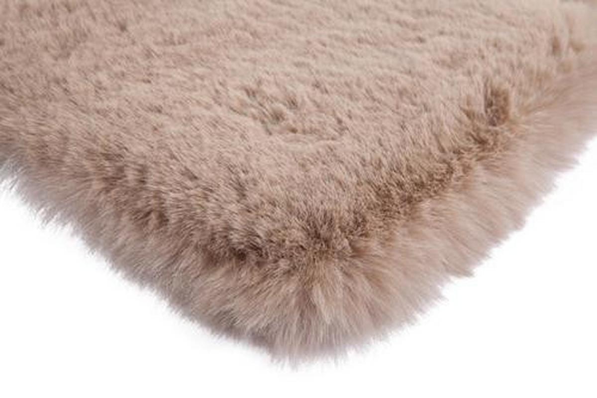 Hochflorteppich Creme Rabbit 120x170 cm - Creme, Trend, Textil (120/170cm) - Kayoom