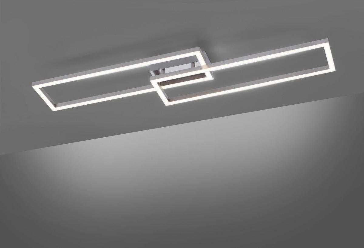 LED-Deckenleuchte 16430-55 Lolasmart-Maxi - Silberfarben, Design, Kunststoff/Metall (110/26,5/8,5cm)