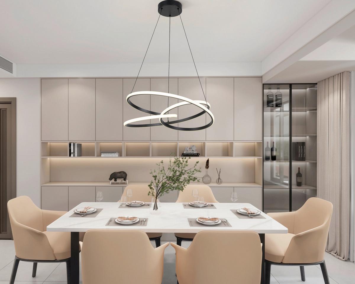 ZÁVESNÉ LED SVIETIDLO MOFER -AKT- - čierna, Modern, kov/plast (50/120cm) - Premium Living