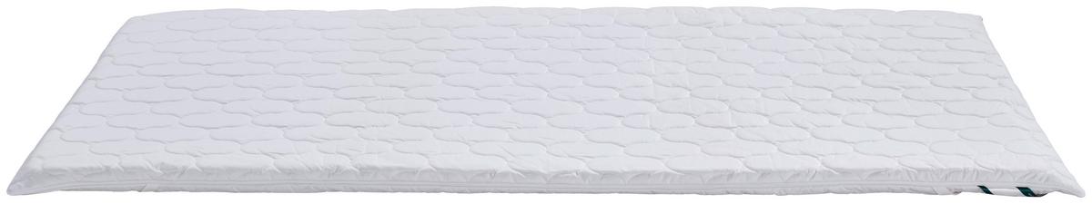 Topper Medisan Polly 140x200 Polyurethanschaumkern 7 Zonen - Weiß, MODERN, Textil (140/200cm) - FAN